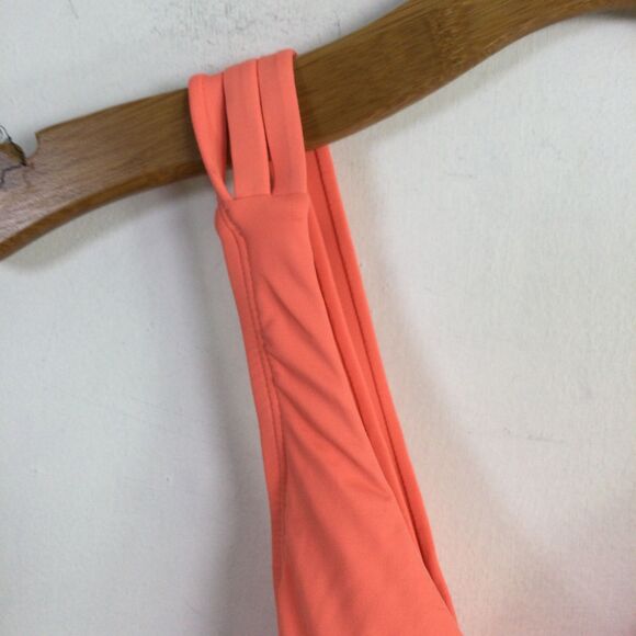 La Blanca Womens Multi-Strap Cross-Back One Piece Swimsuit Orange Size 0 NWT - Picture 8 of 16